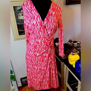 Pendleton knits wrap dress vintage
